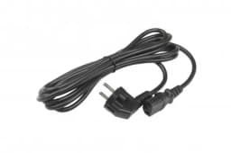 Кабель питания компьютера Hyperline PWC-IEC13-SHM-3.0-BK (Schuko+C13) (3x1.0)