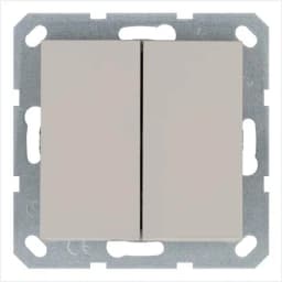 Переключатель перекрестный 2-кл. 10А IP20 механизм тауп Jasmart G3014T