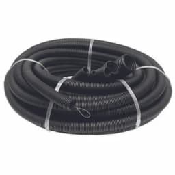 Труба гофрированная ПНД легкая d32мм с протяжкой черн. (уп.25м) Ruvinil 23201