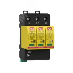 УЗИП ГРОЗОСТОП ГСВ2-230/20 3+0 С, класс II, In - 20 кА (8/20), Imax - 50 кА (8/20)