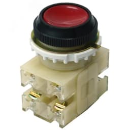 Кнопка КЕ-012/3 красный, 2з+2р, цилиндр, IP40, 660В, выключатель кнопочный
