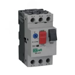 Выключатель автоматический для защиты двигателя трехполюсной 0,1-0,16A 100кА ВА-431