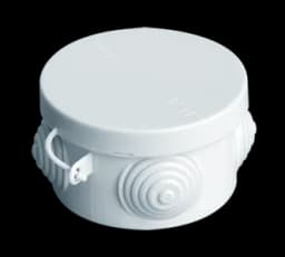 Коробка распаячная, с эластичными мембранными вводами, 65x40 (180 шт/уп) ПожТехКабель 040-038