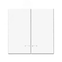 ARTGALLERY 2-клавишный выключатель с подсветкой, сх.5а, 10АХ, механизм, лотос