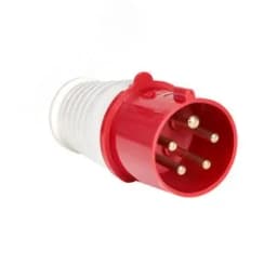 Вилка кабельная 16А 3Р+N+Е IP44 переносная 380В