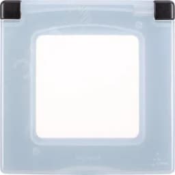 Рамка с защитной крышкой IP 44 INSPIRIA антрацит LEGRAND