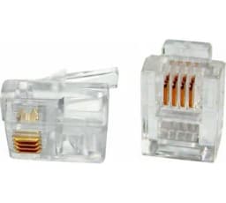 Коннектор телефонный TWT-PL11-4P4C/100