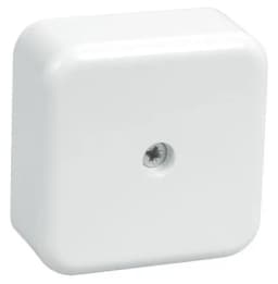 Коробка распаячная ОП 50х50х20 IP20 КМ41206-01 (4 клем. 3кв.мм) бел. IEK UKO10-050-050-020-K01