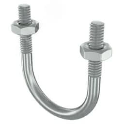 Скоба монтажная U-образная с резьбой М6 с гайками для труб d 1/2" DKC