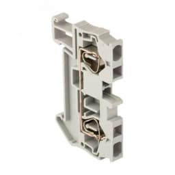 Колодка клеммная самозажимная JXB-ST-4 41А серая PROxima