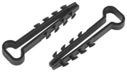 Дюбель-хомут 5-10мм для плоского кабеля NO-224-565 черн. (уп.10шт) Эра Б0066252