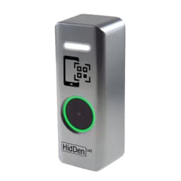 Считыватель QR/штрих-кода накладной QR-X-5 (12В, Wiegand 26…66, Touch Memory, подсветка кода, управление индикацией, серебро)