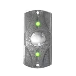 Кнопка выхода Циклоп, серебряный антик Олевс