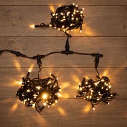 Гирлянда Клип лайт NeonNight 24В 3 нити по 10 м 198 LED ТЕПЛЫЙ БЕЛЫЙ не соединяется 323316