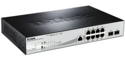 Управляемый 10-ти портовый коммутатор с 8 PoE портами DGS-1210-10P/ME/A1A D-Link