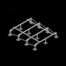 Опорная конструкция для установки оборудования TECHNORAPTOR STEELFOOT 2500х3000 тип 2 КМ-профиль