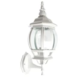 Светильник садовопарковый Feron 8101 восьмигранный на стену вверх 100W E27 230V белый 11095