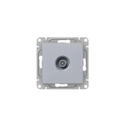 Розетка телевизионная оконечная TV СП Эпика механизм алюм. EKF UP1-SOA-TV-3