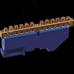 Шина нулевая на DIN-изол NBB-M69-12D/B