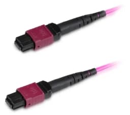 Патч-корд волоконно-оптический МРО (мама)-МРО (мама) Hyperline FHD-MC3-504-MPOF12/PS-MPOF12/PS-B-10M-LSZH-MG