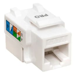 Модуль Keystone TERACOM PRO Cat.6 RJ-45 неэкранированный 110 IDC 90 градусов белый EKF