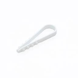 Дюбель-хомут для круглого кабеля d11-18 мм белый (100 шт/уп) Промрукав