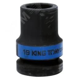 Головка торцевая глубокая ударная четырехгранная 1", 19 мм, футорочная