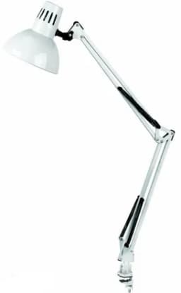 Светильник KD-312 настол. струбцина 230В 40Вт E27 бел. Camelion 5764