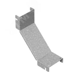 Крышка к угловому соединителю внутреннему к лотку ПЛК 600х85, толщ. 1,2 мм, Сендзимир цинк