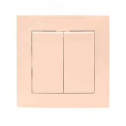 Валенсия выключатель 2-кл. 10А кремовый