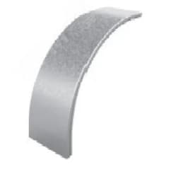 Крышка угла внешнего плавного 90 град. к лотку 200, толщина 0,7 мм, Сендзимир цинк КУВТП90-200-0,7-R200-СЦ OSTEC