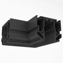 Соединитель угловой Lобразный для треков встраиваемых Denkirs SMART ONE TR2026BK