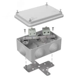 Коробка огнестойкая для о/п 40-0300-FR2.5-6 Е15-Е120 RAL7035 100х100х50 (14 шт/кор)