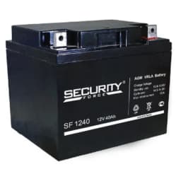 Аккумулятор свинцово-кислотный SF1240 (12В 40А/ч) Security Force