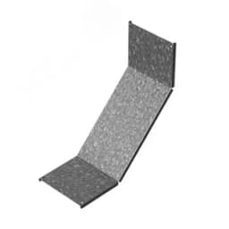 Крышка к углу внутреннему для лестничного лотка НЛО 500, толщ. 1,0 мм, Сендзимир цинк OSTEC