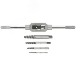 Набор экстракторов Профи, быстрорежущая HSS сталь, 4 шт, с метчикодержателем 36449 FIT