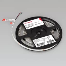 Лента RT-B60-10mm 24V RGB (14.4 W/m, IP20, 5060, 5m) (Arlight, Открытый)