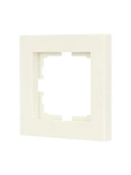 Рамка 1-местн. горизонт. VESNA кремов. LEZARD 742-0300-146