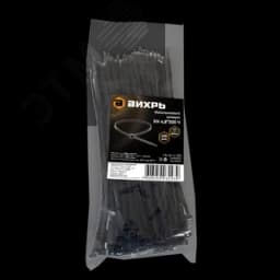 Хомут нейлоновый 4,8*200 Ч (100)