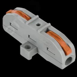 Строительно-монтажная клемма СМК 222-4111P проходная с площадкой (50шт/упак) IEK