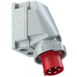 Вилка настенная 63А/400V/3P+N+E/IP67