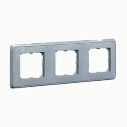 CARIVA Рамка 3 поста жемчужно-серая 695986 Legrand Euro
