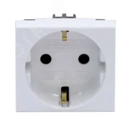 VIVA Розетка силовая с заземлением белая