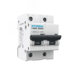 Выключатель автоматический модульный двухполюсный 125А D 4,5кА Standard HGD HD Hyundai Electric
