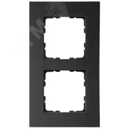 Рамка 2-постовая, алюминий Black