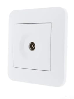 Розетка телевизионная оконечная TV СП Karina механизм бел. LEZARD 707-0288-130