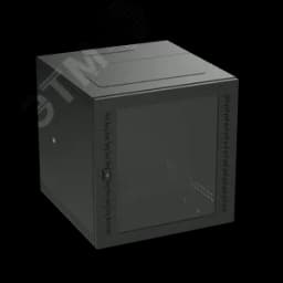 Шкаф телекоммуникационный навесной 9U (500х600х650) дверь стекло RAL9005
