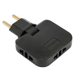 Разветвитель сетевой 3местный бз STEKKER ADP102322 250В 10A черный 50068