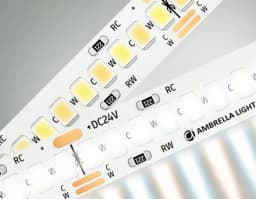 Светодиодная лента с регулировкой температуры света GS4151 2835 240Led 18W m 24V IP20 CCT 3000650 Ambrella Light GS4151