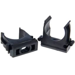 Клипса для труб d20 мм, черная EKF